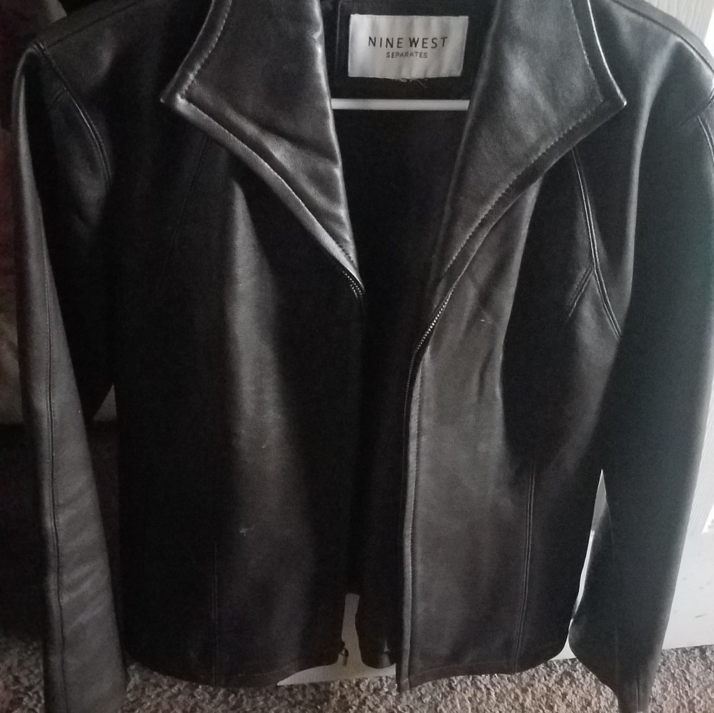 Nine West Leather Jacket